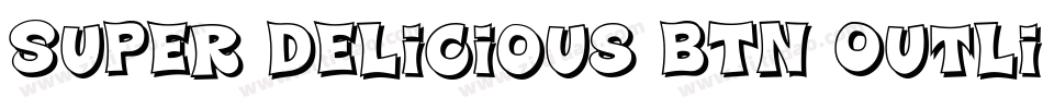 Super Delicious BTN Outline字体转换